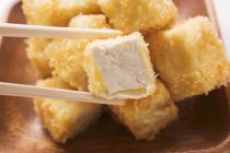 Cubes de tofu panés — Photo de stock