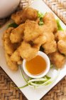Asian chicken nuggets — Stock Photo