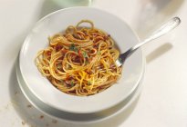 Spicy pasta dish — Stock Photo