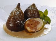 Cooked Figs in cognac — Stock Photo