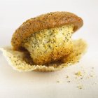 Lemon and poppy seed muffin — Stock Photo