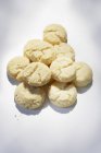 Round vanilla biscuits — Stock Photo