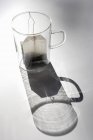 Tea bag in a glass — Stock Photo