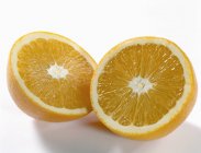 Свіжий апельсиновий половинки — стокове фото