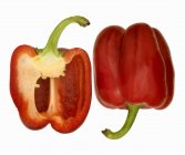 Fresh ripe red peppers — Stock Photo
