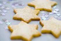 Homemade Star biscuits — Stock Photo