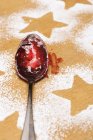 Star shapes in sugar — Stock Photo