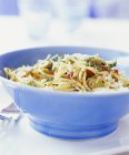 Spaghetti with chilli and Parmesan — Stock Photo