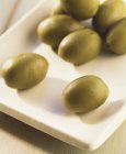Fresh Green olives — Stock Photo
