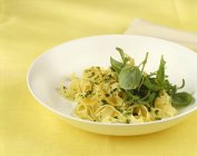 Pasta with herbs and lemon — Stock Photo