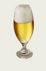 Pilsner cerveja no fundo branco — Fotografia de Stock