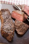 Deux steaks de boeuf — Photo de stock