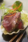 Filete de atún crudo - foto de stock