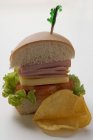 Половина субого бутерброда — стокове фото