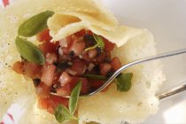 Salsa di pomodoro in wafer — Foto stock