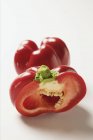 Pimentos vermelhos maduros frescos — Fotografia de Stock