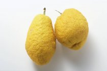 Deux citrons frais mûrs — Photo de stock