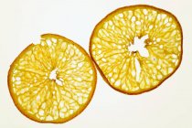 Rodajas de naranja frita - foto de stock
