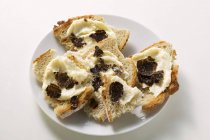White bread with truffle — Stock Photo