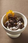 Ricotta cream with chestnuts — Stock Photo