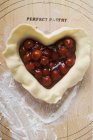 Making cherry pie — Stock Photo