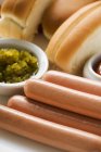 Ingredients for hot dogs — Stock Photo