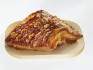 Roasted pork with crackling — Stock Photo