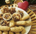 Bolachas muesli e biscoitos de girassol — Fotografia de Stock