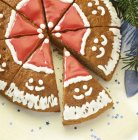 Sliced Round gingerbread — Stock Photo