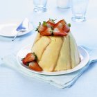 Charlotte-style summer pudding — Stock Photo