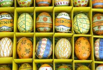 Colored easter eggs — Stock Photo
