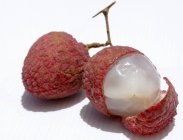 Two fresh lychees — Stock Photo