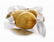 Croatian flatbread in bread basket — Stock Photo