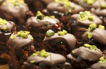 Brownies mit Johannisbeergelee — Stockfoto