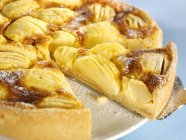 Gâteau aux pommes alsacien — Photo de stock