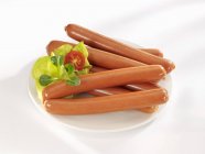 Raw bockwurst sausages — Stock Photo
