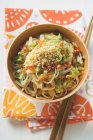 Spicy rice noodles — Stock Photo
