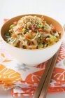 Spicy rice noodles — Stock Photo