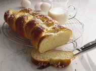 Treccia di pane con zucchero — Foto stock