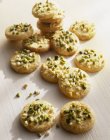 Almond and pistachio biscuits — Stock Photo