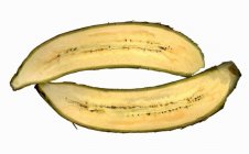 Свежий половинчатый банан — стоковое фото