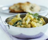 Cauliflower and chick-pea curry — Stock Photo