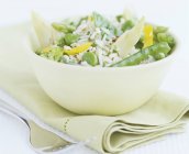 White rice with vegetables — Stock Photo