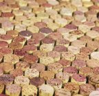 Wine corks in row — Stock Photo
