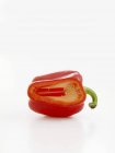 Peperone rosso fresco maturo — Foto stock