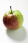 Свежее яблоко с каплей воды — стоковое фото