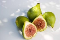 Three whole figs — Stock Photo