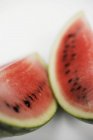 Frescas maduras fatias de melancia — Fotografia de Stock