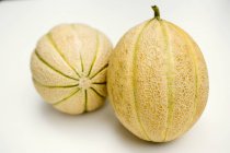 Fresh ripe cantaloupe melons — Stock Photo