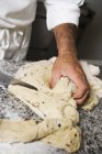 Faire du pain d'olive — Photo de stock